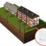 Shared Ground Loop Array Kensa Shoebox ground source heat pump in housing