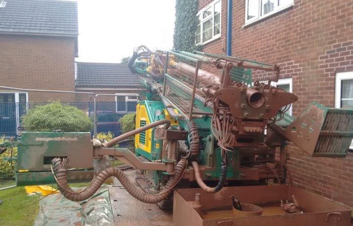 Ground Source Review Chestnut Mews & Aspen Mews ǀ Drill rig