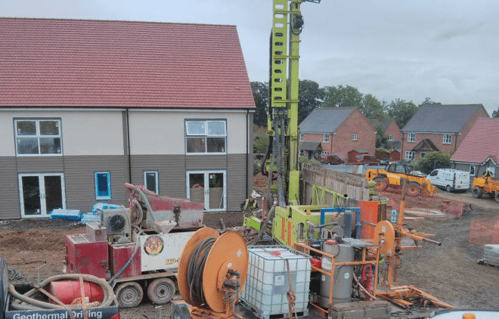 Ground Source Review: Shropshire Rural Housing, Kinlet - Installation Shoebox Twins