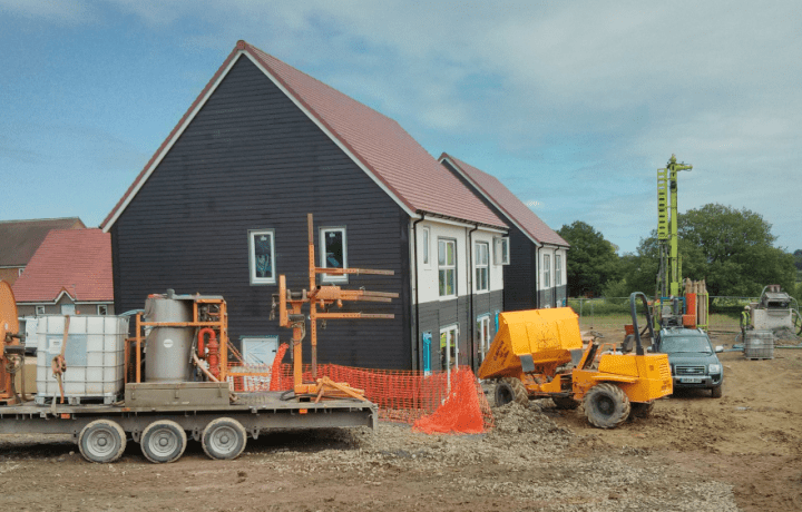 Ground Source Review: Shropshire Rural Housing, Kinlet - On-site