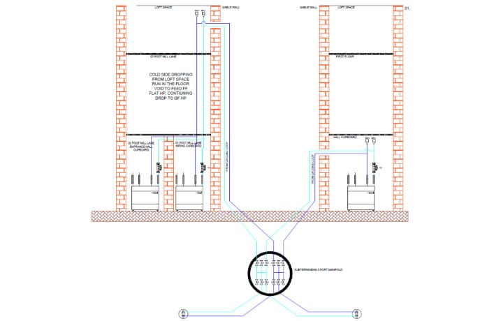 Ground Source Review: Flagship, Fressingfield - Array 1 Diagram