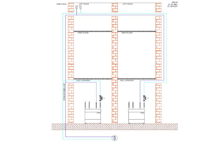 Ground Source Review: Flagship, Fressingfield - Array 2 & 3 Diagram