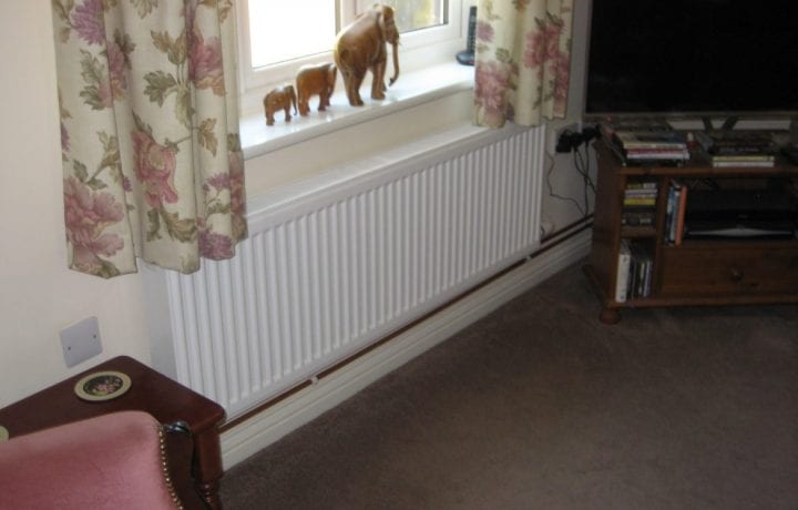 Ground Source Review: All properties received new radiators throughout and a new hot water cylinder.
