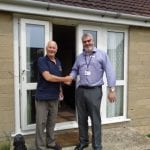 Ground Source Review: Bromford Phase Two ǀ Resident Mr Neale with Russ Fowler director of financial reporting
