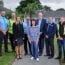 Ground Source Review: Coastline, Wheal Vyvyan - Group Photograph outside of bungalows