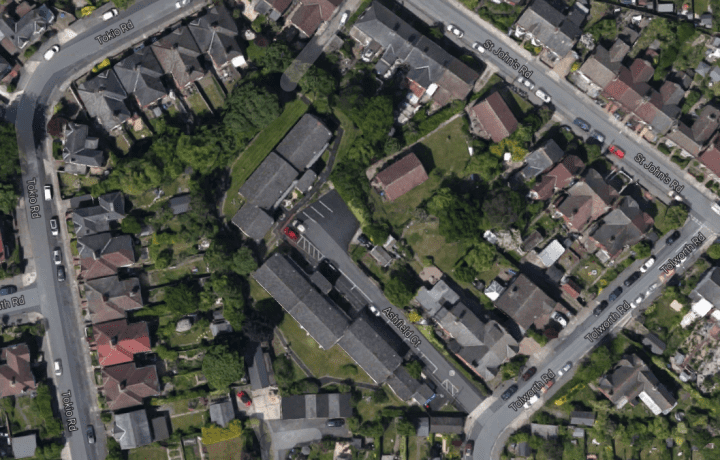 Ground Source Review: Hanover, Ashfield Court - Aerial View