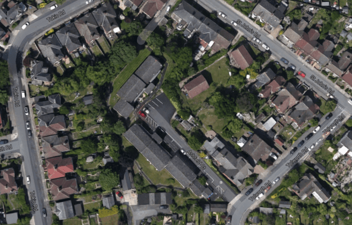 Ground Source Review: Hanover, Ashfield Court - Aerial View