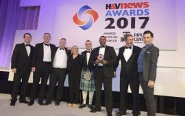 Kensa Heat Pumps and Hanover win Retrofit Project of the Year at the H&V News Awards 2017