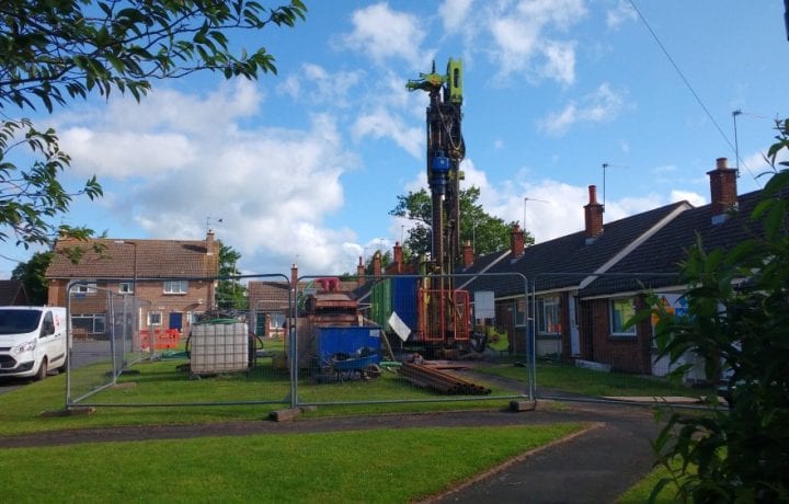 Ground Source Review: South Shropshire Housing Association - Borehole drilling at St Mary's place