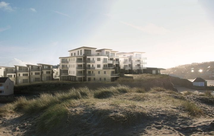 Kensa's Ambient shared ground loop arrays in luxury new build development, The Dunes