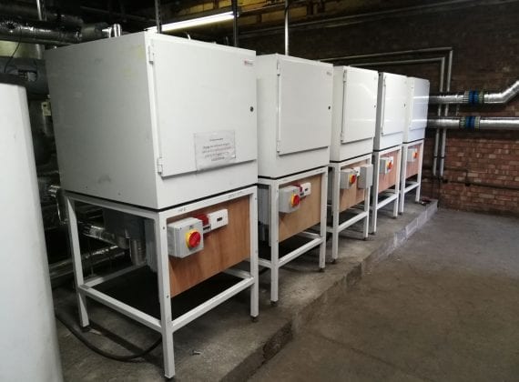 Ground Source Review: Stakeford Depot & Riverside Centre -Cascaded commercial plant room heat pumps