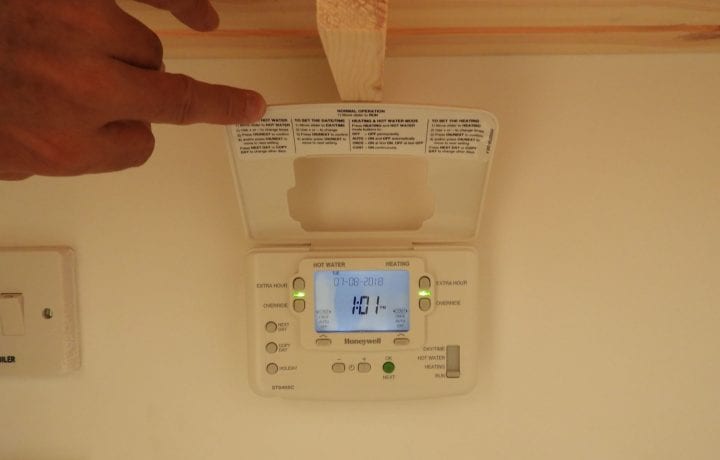 Ground Source Review: South Western Housing, Tuckers Close - Thermostat