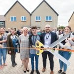 Ground Source Review: New build multiple housing flats shared ground loop array - Shropshire rural housing - Grand opening