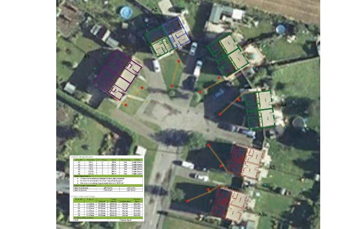 Ground Source Review: Airey Close, Borehole Design - Aerial View
