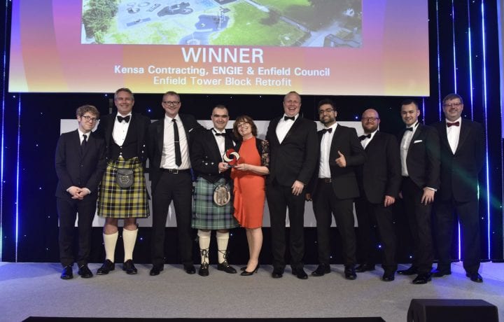 Kensa, Emgie and Enfield win District Heating Project Of The Year at HVN Awards 2019