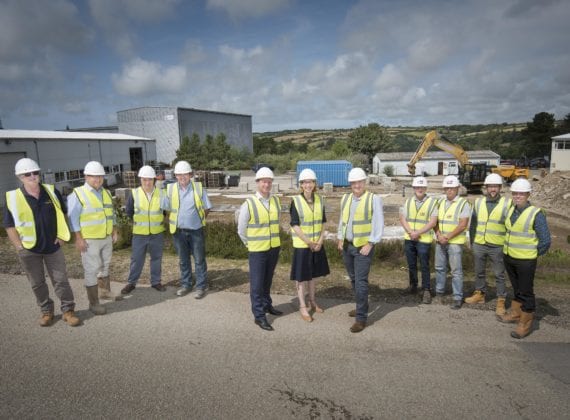 Visit from MP Sarah Newton to new Kensa heat pumps factory