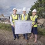 Craig Pascoe (RM HSBC), Simon Lomax (CEO) and MP Sarah Newton.