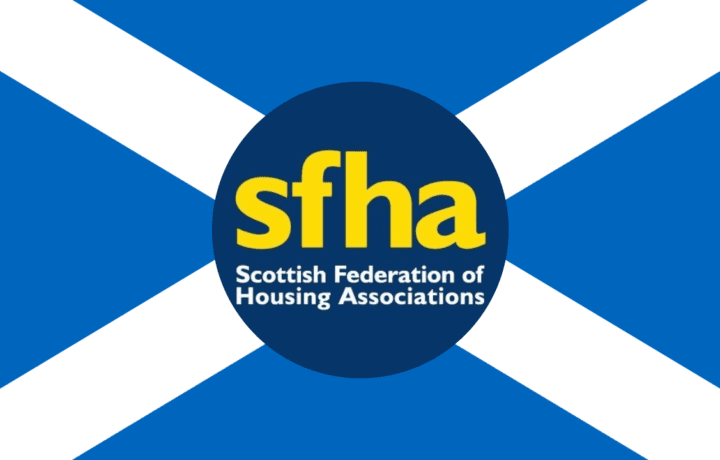 SFHA Logo & Scottish Flag
