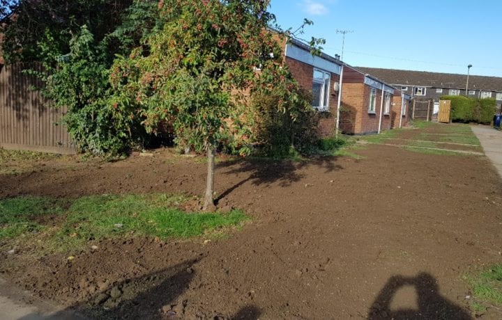 Cuddesden Way - soil added - 25.09.20