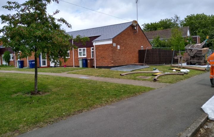 Cuddesden Way - Google Earth Way - View of Bungalows - 07.08.2020